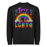 Black Western Free To Be Lgbtq Heavyweight Sweatshirt - BundleAndBundleShop