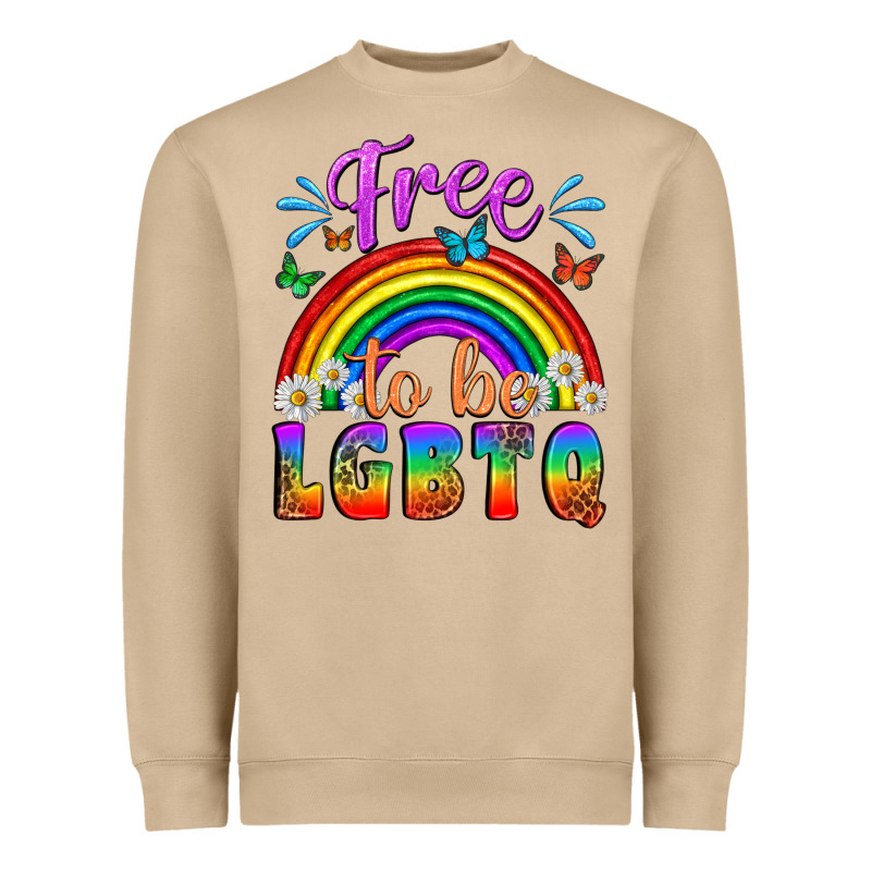 Western Free To Be Lgbtq Heavyweight Sweatshirt by BundleAndBundleShop | Teevron