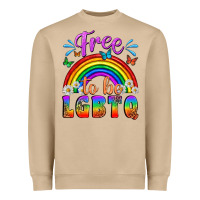 Mushroom Western Free To Be Lgbtq Heavyweight Sweatshirt - BundleAndBundleShop