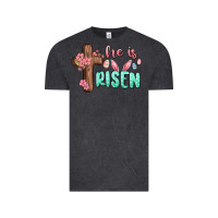 Vintage Black he is risen Vintage Tee - MaliasSmallBusiness
