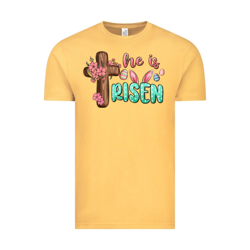 He Is Risen Vintage Tee by MaliasSmallBusiness | Teevron