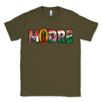 Army Green mexican flag our lady of guadalupe madre Classic Tee - JahusDesignShop