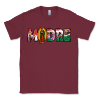 Burgundy mexican flag our lady of guadalupe madre Classic Tee - JahusDesignShop