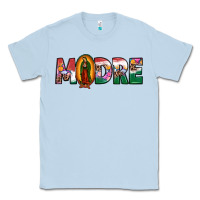 Dusty Blue mexican flag our lady of guadalupe madre Classic Tee - JahusDesignShop
