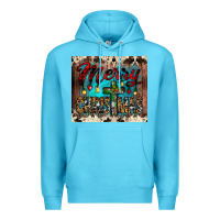 Ocean Blue merry christmas cross tumbler Premium Hoodie - JahusDesignShop