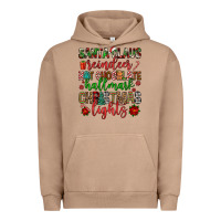 Pigment Burro santa claus reindeer hallmark hot chocolate christ Urban Hoodie - FaDigitalArtStudio