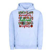 Pigment Grape Ice santa claus reindeer hallmark hot chocolate christ Urban Hoodie - FaDigitalArtStudio