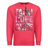 Cardinal faith hope cure breast cancer Premium Sweatshirt - CowGirlArtShop