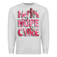 Dove Grey faith hope cure breast cancer Premium Sweatshirt - CowGirlArtShop
