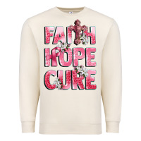 Sandshell faith hope cure breast cancer Premium Sweatshirt - CowGirlArtShop