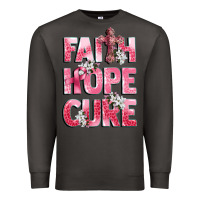 Smoke faith hope cure breast cancer Premium Sweatshirt - CowGirlArtShop