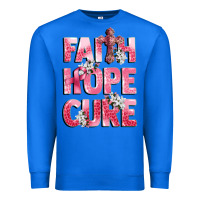 True Royal faith hope cure breast cancer Premium Sweatshirt - CowGirlArtShop