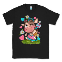 Black little cute cow Classic Tee - NancyCooperArtShop