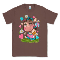 Chestnut little cute cow Classic Tee - NancyCooperArtShop