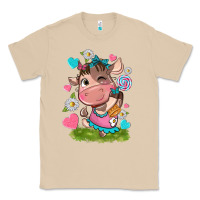 Mushroom little cute cow Classic Tee - NancyCooperArtShop