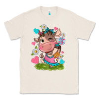 Natural little cute cow Classic Tee - NancyCooperArtShop
