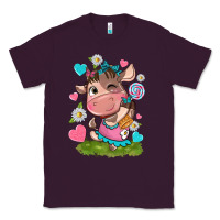 Plum little cute cow Classic Tee - NancyCooperArtShop