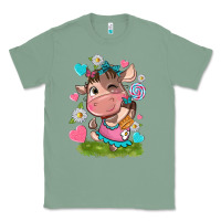 Sage little cute cow Classic Tee - NancyCooperArtShop