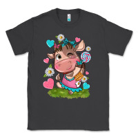 Smoke little cute cow Classic Tee - NancyCooperArtShop