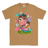 Toasted Coconut little cute cow Classic Tee - NancyCooperArtShop