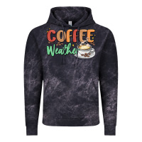 Cloud Black coffee weather Vintage Hoodie - MaliasSmallBusiness