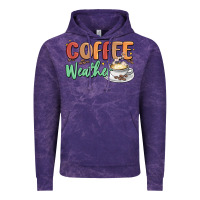 Cloud Purple coffee weather Vintage Hoodie - MaliasSmallBusiness