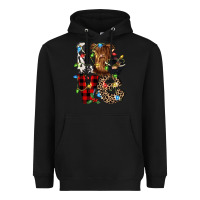 Black love cow gnomies Heavyweight Hoodie - CowGirlArtShop