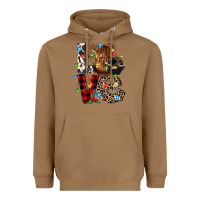 Toasted Coconut love cow gnomies Heavyweight Hoodie - CowGirlArtShop