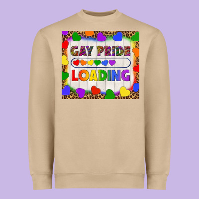 Gay Pride Loading Lgbtq Tumbler Heavyweight Sweatshirt Designed By Bundleandbundleshop