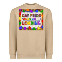 Mushroom Gay Pride Loading LGBTQ Tumbler Heavyweight Sweatshirt - BundleAndBundleShop