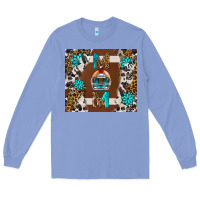 Colony Blue American Football Mom Tumbler Long Sleeve Tee - BundleAndBundleShop