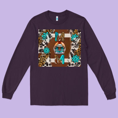 American Football Mom Tumbler Long Sleeve Tee Designed By Bundleandbundleshop