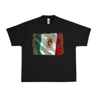 Black mexico flag black glitter leopard Urban Heavy Tee - AdoDesignShop