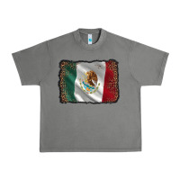 Tornado mexico flag black glitter leopard Urban Heavy Tee - AdoDesignShop