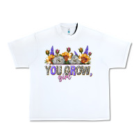 White you grow girl Urban Heavy Tee - NancyCooperArtShop