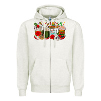Hispanic Heritage Month Coffee Cups Zipper Hoodie | Teevron