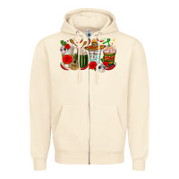 Sandshell Hispanic Heritage Month Coffee Cups Zipper Hoodie - texasbilliewilder