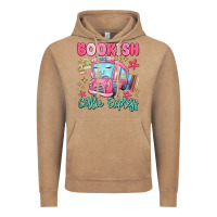 Vintage Coffee bookish girlie express Vintage Hoodie - MaliasSmallBusiness