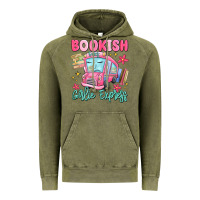 Vintage Olive bookish girlie express Vintage Hoodie - MaliasSmallBusiness