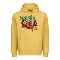 Antique Gold happy fall Premium Hoodie - CowGirlArtShop