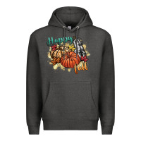 Charcoal Heather happy fall Premium Hoodie - CowGirlArtShop