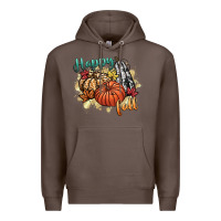 Coffee happy fall Premium Hoodie - CowGirlArtShop