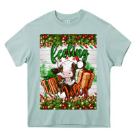 Arona Christmas feeling jolly cow Heavy Core Tee - Artiststas