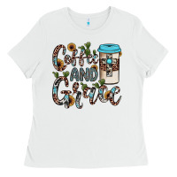 White coffee and grace Ladies Tee - JahusDesignShop
