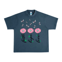 Midnight Navy faith hope love Urban Heavy Tee - MaliasSmallBusiness