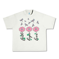 Pistachio faith hope love Urban Heavy Tee - MaliasSmallBusiness