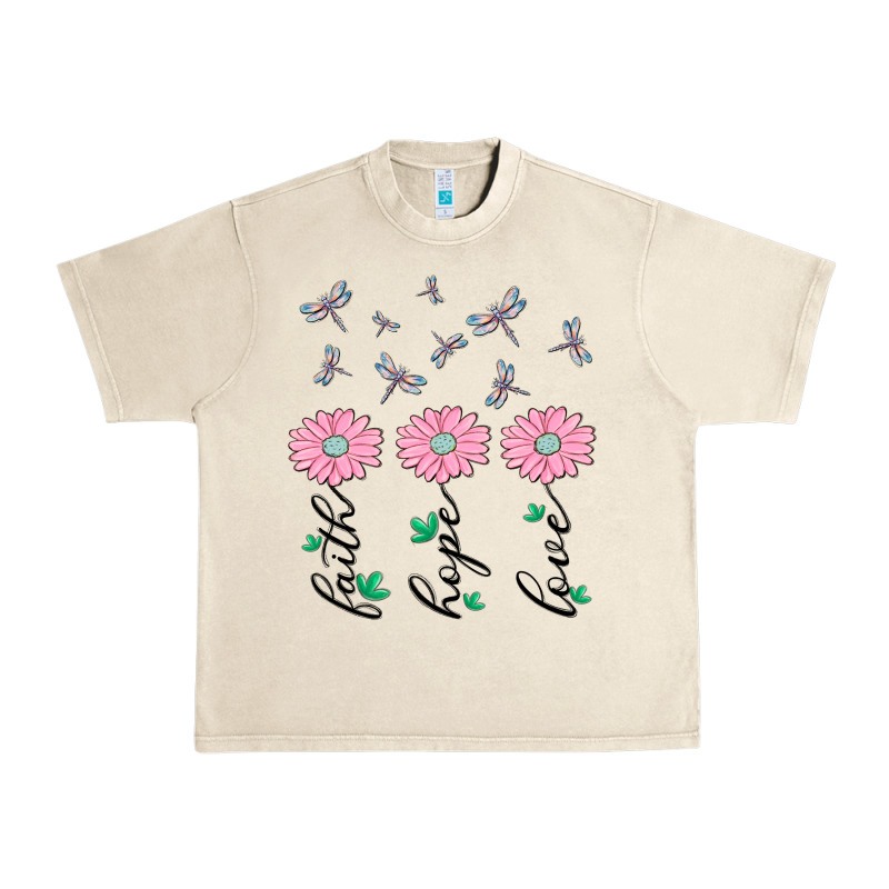 Faith Hope Love Urban Heavy Tee by MaliasSmallBusiness | Teevron