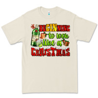 Bone beginning to look like a christmas with gin and gifts Premium Tee - AdoDesignShop