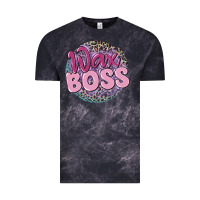 Cloud Black wax boss Vintage Tee - MaliasSmallBusiness