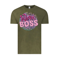Vintage Olive wax boss Vintage Tee - MaliasSmallBusiness